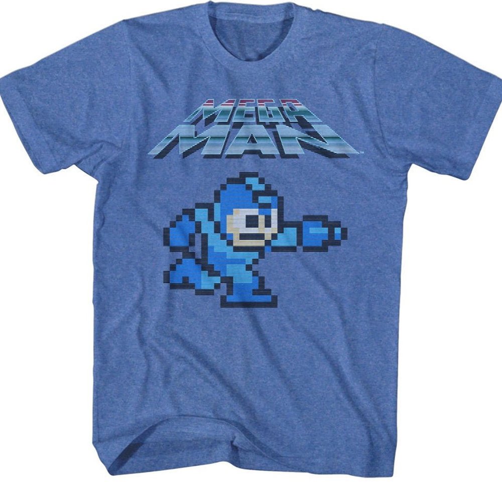 Mega Man Blue Bomber Gaming Shirt